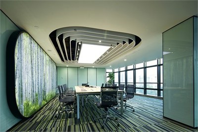 騰訊科技(北京)希格瑪大廈4F辦公區(qū)裝修工程_美國室內(nèi)設(shè)計中文網(wǎng)